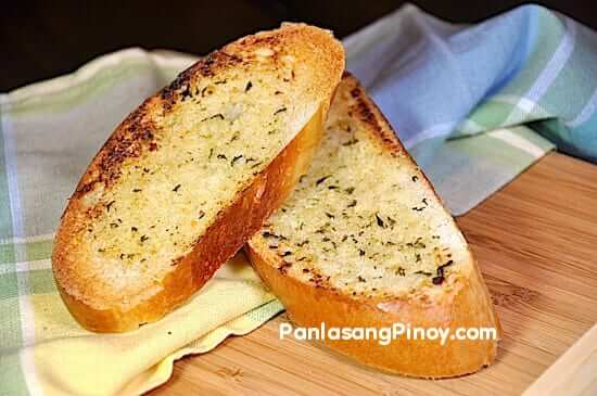 大蒜面包食谱使用法国面包gydF4y2Ba