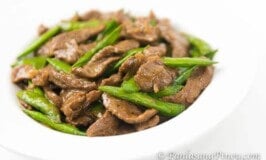 蚝油牛肉炒豌豆