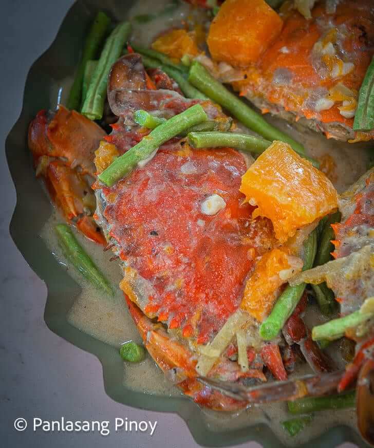 Ginataang alimasag与sitaw在kalabasa食谱